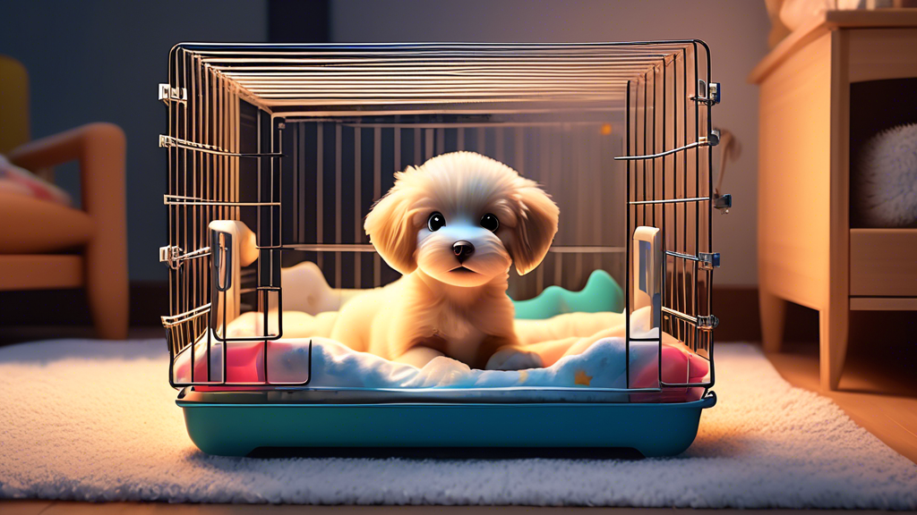 Potty training puppy crate best sale